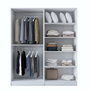 Hanah Home Armario Blanco BA194 - 4574